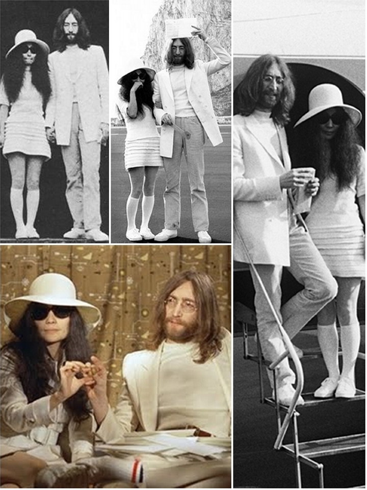 Iconic Wedding Dresses Yoko Ono The Wedding Secret